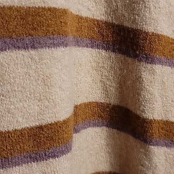 Madewell Westlake Striped Pullover Sweater Womens Small Multi Coziest Yarn Comfy - Picture 11 of 11